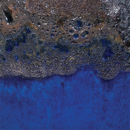 Volcanic Rust over Falling Blue